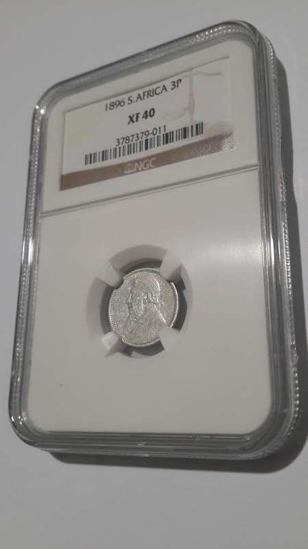 ***WOW -118 years old - 1896 SOUTH AFRICA 3 P ***PAUL KRUGER