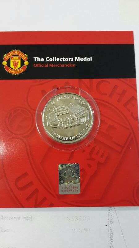 *** Soccer FansManchester United Official Collectors Medal****