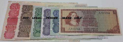 OLD SOUTH AFRICAN NOTE SET - DE JONGH / STALS / DE KOCK