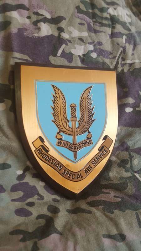 Rhodesian SAS Plaque