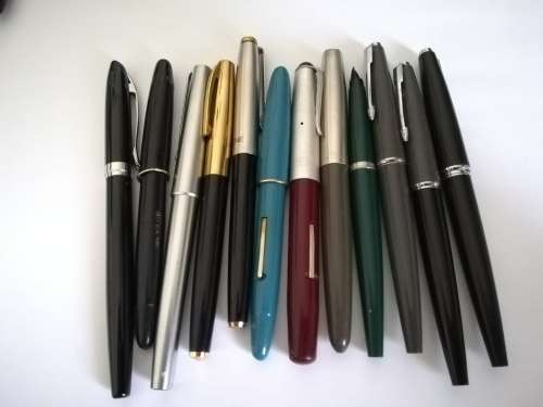 Crazy R1 Fountain Pen Lot Parkers