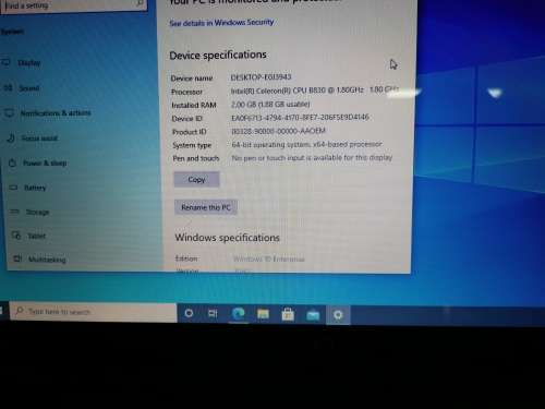HP 650 Laptop and Charger