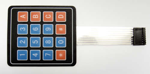 16 Key 4 x 4 Membrane Switch Keypad ***LOCAL STOCK***