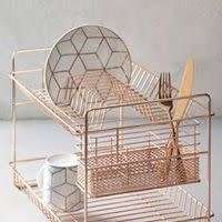 DISH RACK ROSE GOLD COLOR