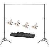 2M X 2M Adjustable Backdrop Support Stand Photography Kit