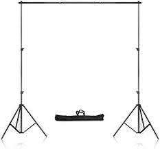 2M X 2M Adjustable Backdrop Support Stand Photography Kit