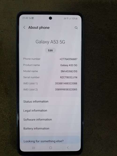 Samsung A53 - 5G !