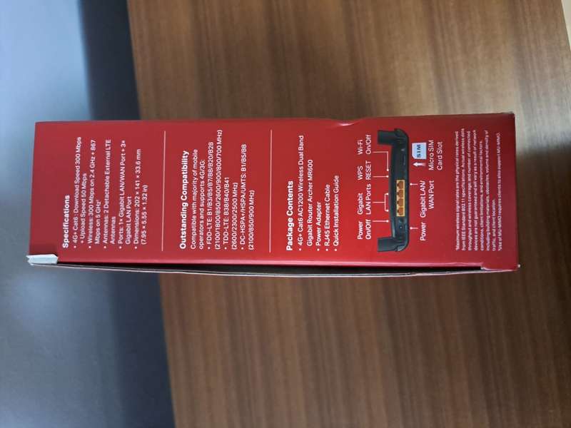 4G AC1200 Dual Band Gigabit Router