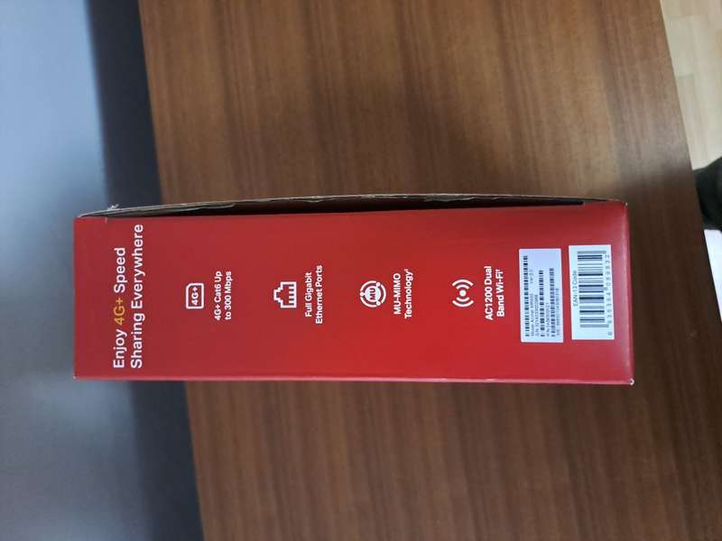 4G AC1200 Dual Band Gigabit Router