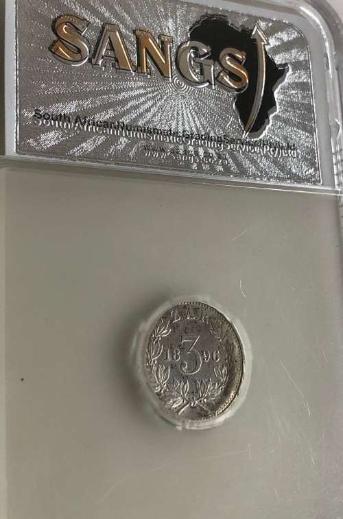 1896 tickey SANGS XF40