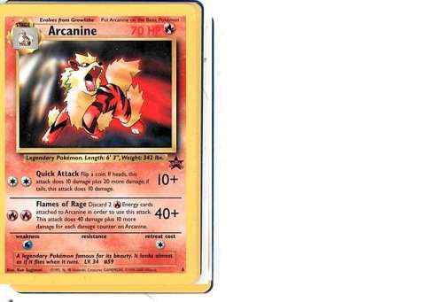 Pokemon Arcanine Wizards Black Star Promos