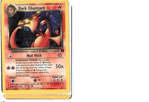 Dark Charizard non-shiny team rocket