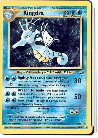 kingdra shiny Neo Genesis