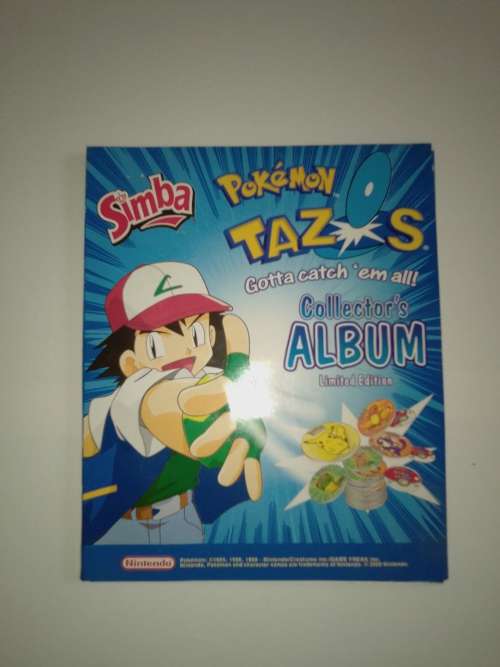 Pokemon First Edition Tazos + Collector's Album (Complete Collection)