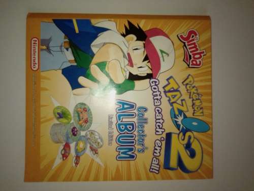 Pokemon Second Edition Tazos + Collector's Album (Complete Collection)