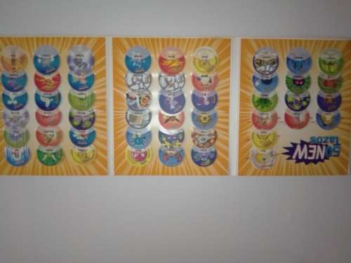 Pokemon Second Edition Tazos + Collector's Album (Complete Collection)