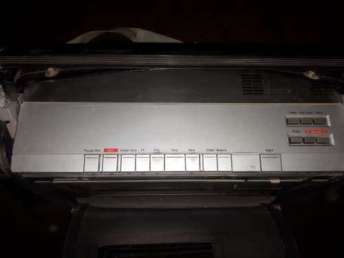 JVC Colour Video Camera GX-N70E with Sharp VC-3300 Portble VHS Recorder