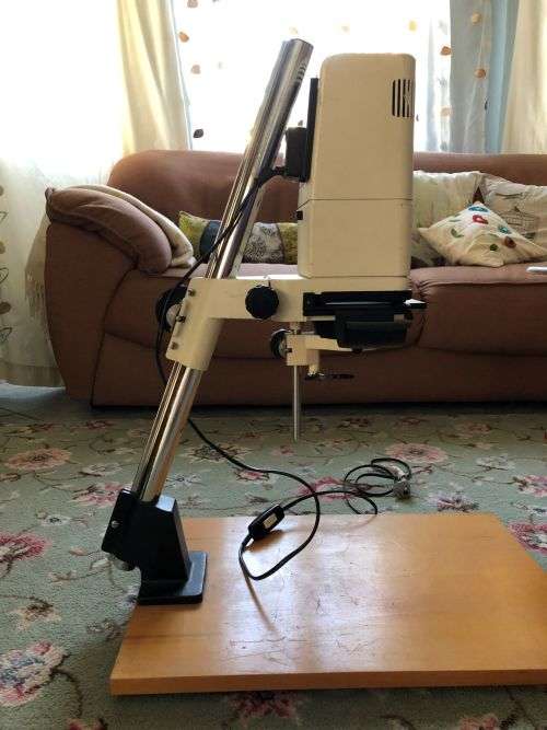 Opemus 5 photographic enlarger & assorted darkroom equipment
