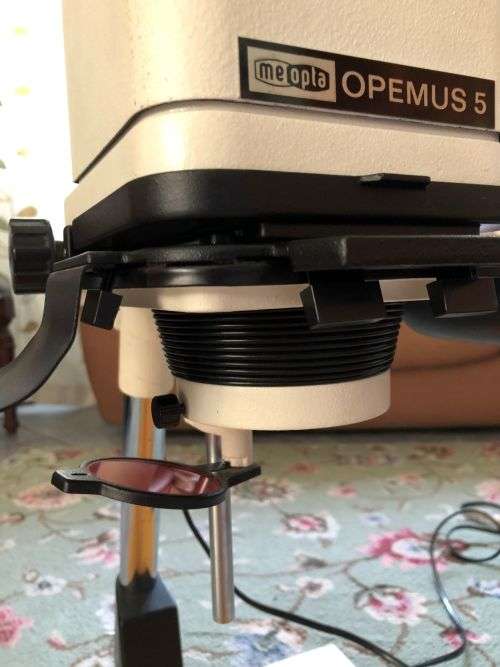Opemus 5 photographic enlarger & assorted darkroom equipment