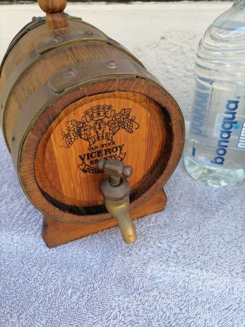 2 x 1845 VAN RYN`S VICEROY BRANDY BARRELS - 1 X 2L - 1 X 5L - AMAZING LIKE NEW SMELL`S LIKE WOOD
