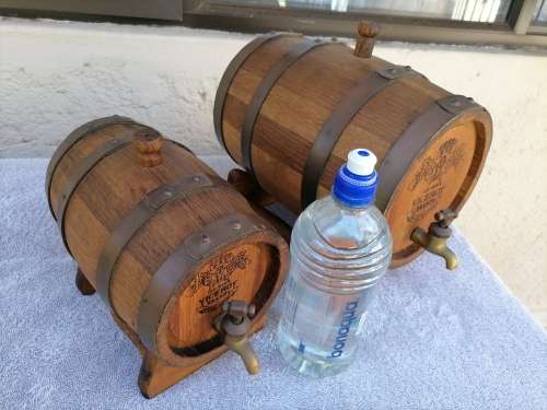 2 x 1845 VAN RYN`S VICEROY BRANDY BARRELS - 1 X 2L - 1 X 5L - AMAZING LIKE NEW SMELL`S LIKE WOOD