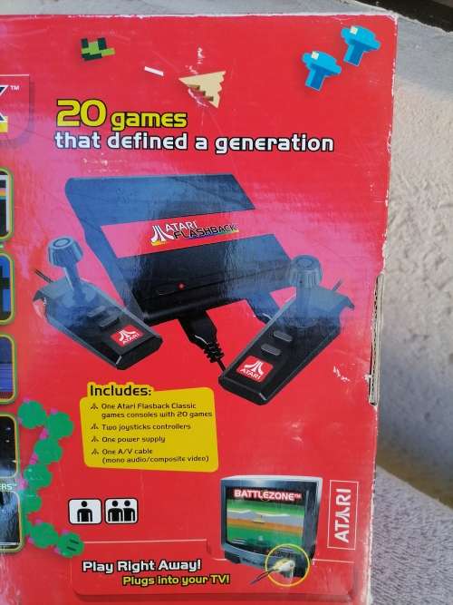 VINTAGE ATARI FLASHBACK CLASSICS GAME CONSOLE WITH 20 Games - 100% WORKING