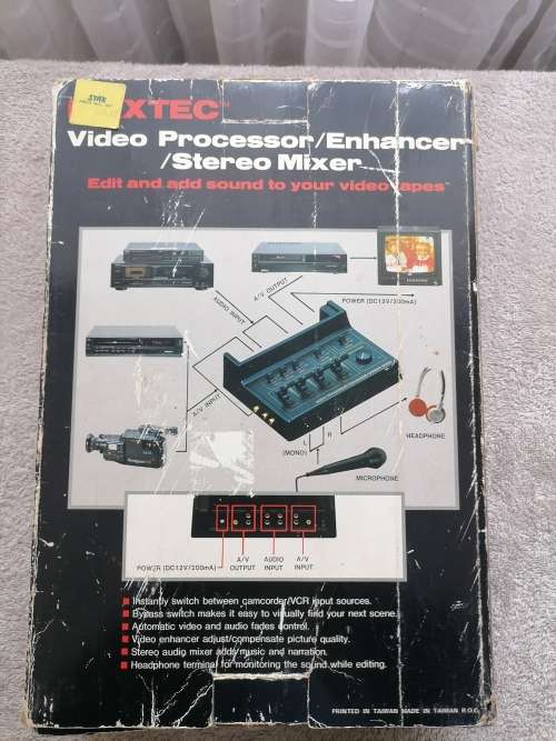 MAXTEC - VIDEO PROCESSOR - ENHANCER - STEREO MIXER - WORKING