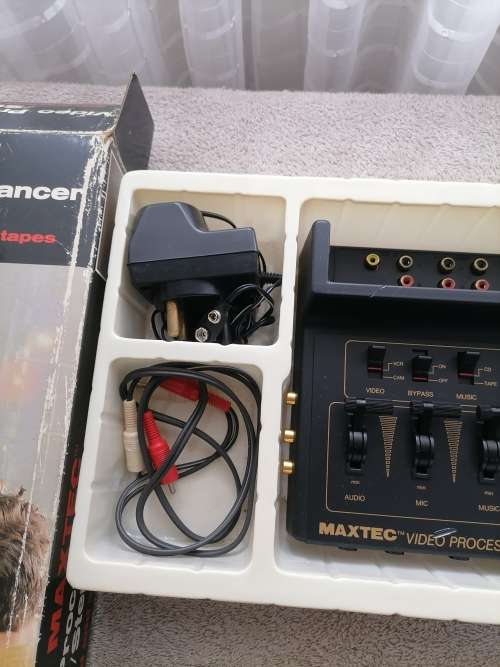 MAXTEC - VIDEO PROCESSOR - ENHANCER - STEREO MIXER - WORKING