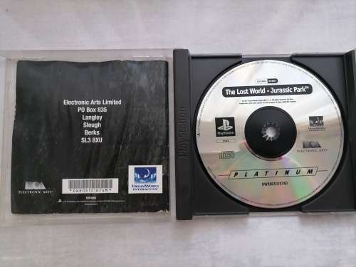 The Lost World: Jurassic PARK PLATINUM (PS1) GAME - SLES 00903 - EXCELLENT CONDITION - WITH BOOKLET