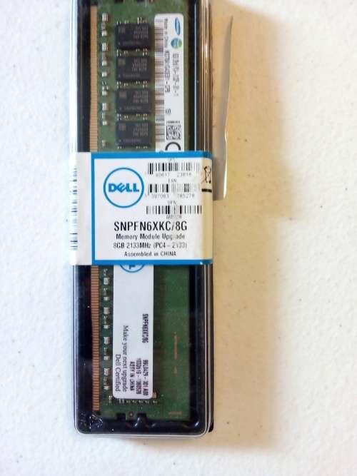 Memory unused Dell DDR4 8GB 2133Mhz desktop