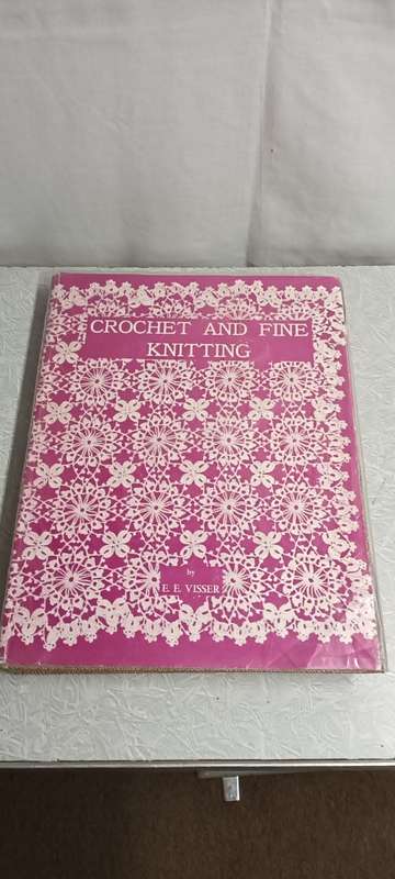 Lifetime collection of crochet, sewing and needlework items.