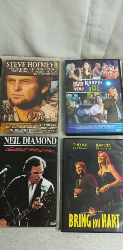 Collection of 47 Music Cd`s and 16 DVD`s
