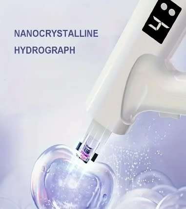 HydraFacial Machine Microcrystalline Mesotherapy Water Mesotherapy Gun Needles Skin Care Home Use