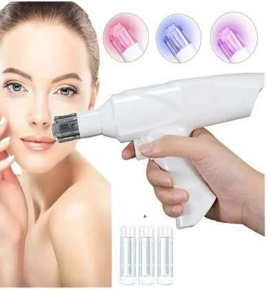 HydraFacial Machine Microcrystalline Mesotherapy Water Mesotherapy Gun Needles Skin Care Home Use