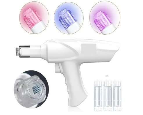 HydraFacial Machine Microcrystalline Mesotherapy Water Mesotherapy Gun Needles Skin Care Home Use