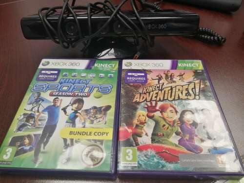 XBOX 360 KINECT SENSOR 2 GAMES
