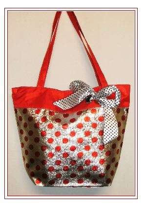 Brand New!! Lovely Red and Silver Handbag!