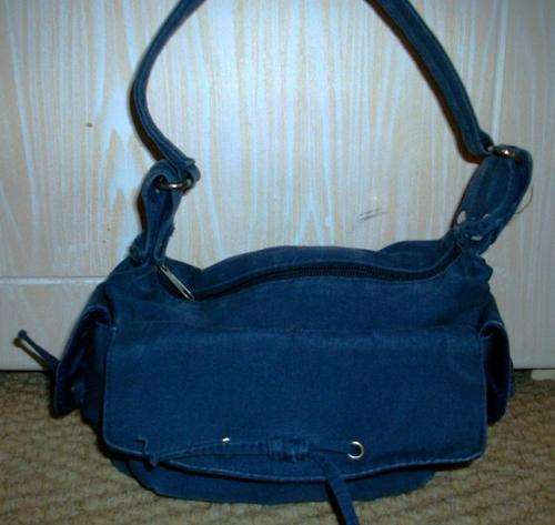 Blue, Denim, durable handbag