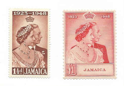 JAMAICA 1948 Silver Wedding