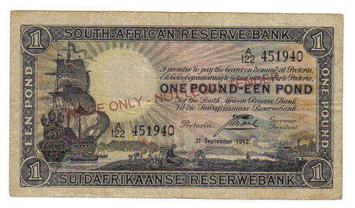 Scarce J Postmus 1st issue 1 Pound