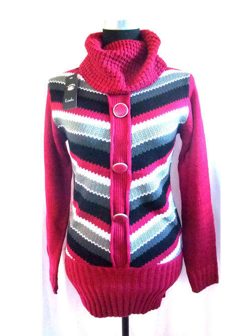 Turtleneck Elegant Long Jersey  34/36