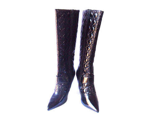 Stunning Goya Sense of Shoes Black Boot Size 5