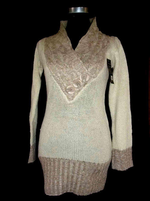Stylish Winter Jersey Beige 34/36