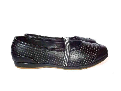 Casual Flat Pumps Black Size 7