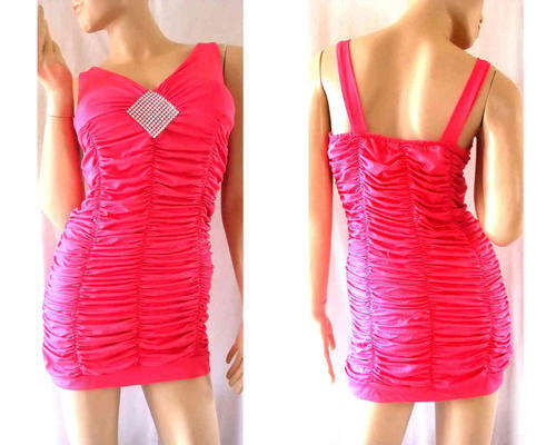 Sexy Club Short Dress Fuschia Size 36/38