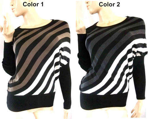 Stylish Knitted Diagonally Jersey 1 Size 2 Colors Available