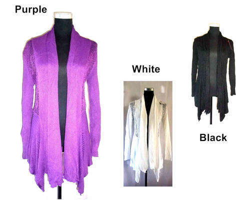 Lace Waterfall Cardigan 1 Size 3 Colors Available