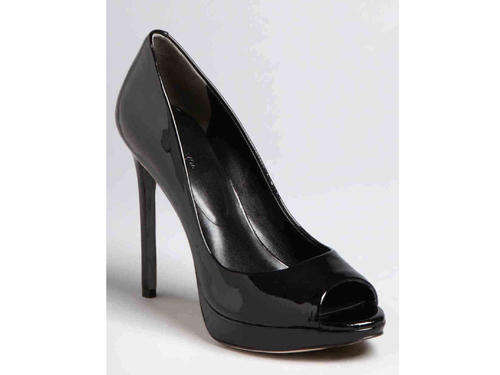 * * Special Offer * * Stunning Peep Toe Platform Black Size 6