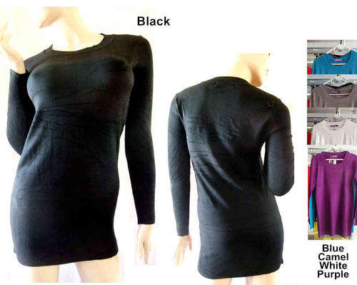 Simply Elegant Knit Slim Dress/Long Top Sizes 30-40