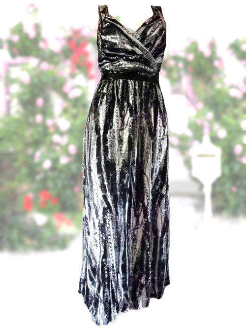 Elegant Sequins Waist Dress Size 36/38